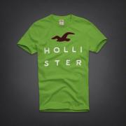 Tee shirt Hollister Homme Vert